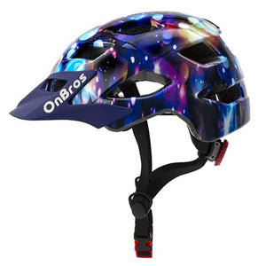 OnBros Kids Bike Helmet with Removable Visor for Skateboard Mountain Scooter Road Cycling