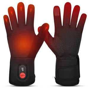 Thin heated gloves liners for man and women