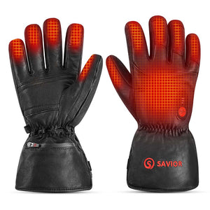 Leather Savior Heated Gloves