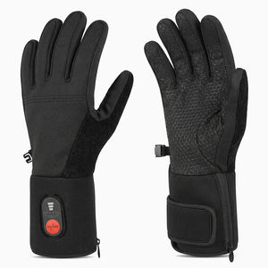 A pair of black SAVIOR thin sports heated gloves