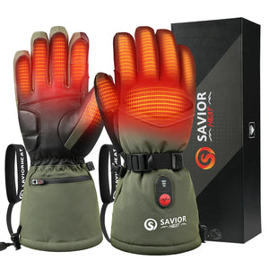 Green Savior Heat Rechargeable Heated Ski Gloves