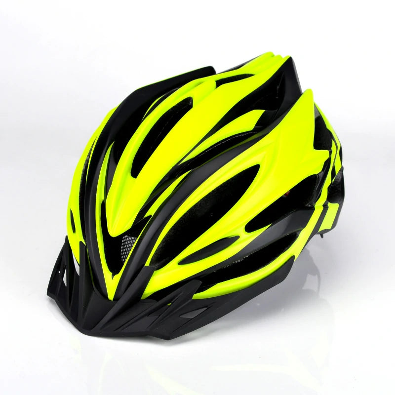 Adult Cycling Helmet with LED Light – CE & CPSC Certified, Lightweight Bike Helmet for Mountain Biking & Electric Scooters, Black Green