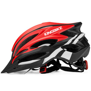 Kingbike adult Cycling Helmets Black Red 1