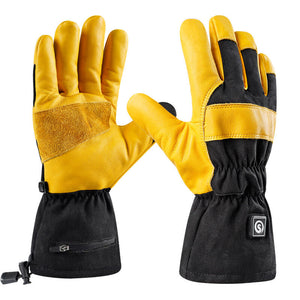 Leather Heated Working Gloves 1