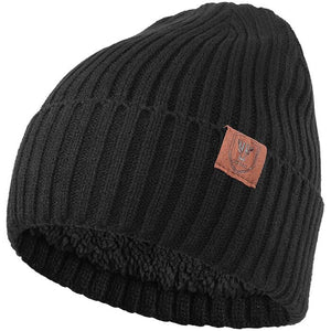 OZERO Knit Beanie Winter Hat For Men and Women Black