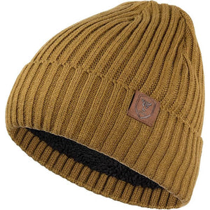 Brown OZERO Knit Beanie Winter Hat