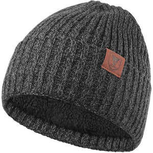 Gray OZERO Knit Beanie Winter Hat