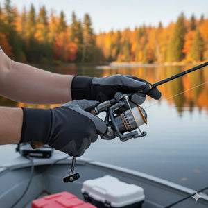 OZERO Winter Windproof Fishing Gloves
