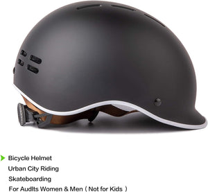 OnBros Adults Urban Commuter Bike Helmet Side