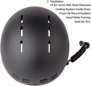 Top of OnBros Adults Urban Commuter Bike Helmet