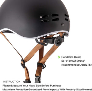 OnBros Adults Urban Commuter Bike Helmet Detail