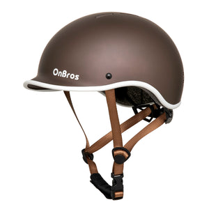 OnBros Adults Urban Commuter Bike Helmet Brown