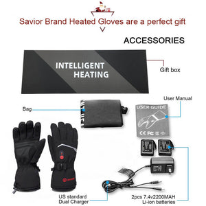 Thick Savior Heated Gloves package 
