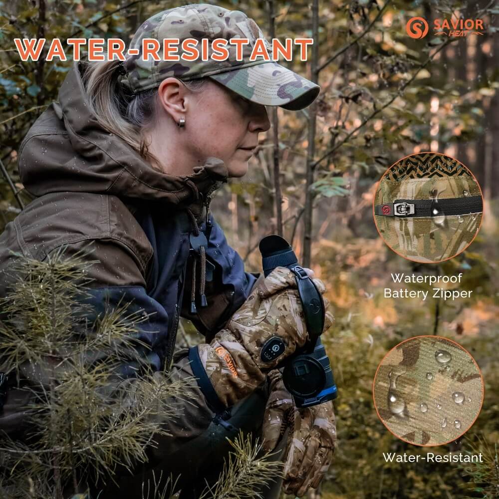 SAVIOR Smart Hunting Heated Gloves - Touchscreen & Moisture-Resistant