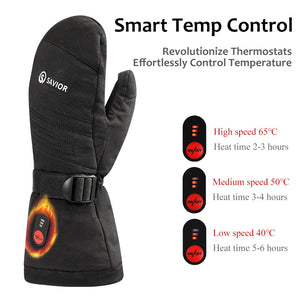 Savior Heated Mittens For Ski 5