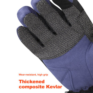 Savior Winter Heated Work Gloves — Kevlar Grip, Impact-Resistant, Touchscreen, Water-Resistan