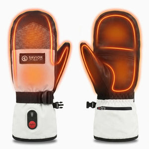Savior Heat Heating Snow Mittens Heat Map