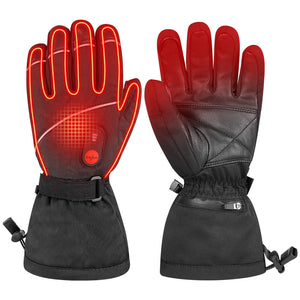 Savior Thick Heated Leather Gloves 1