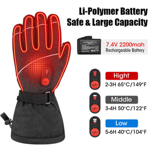 Savior Thick Heated Leather Gloves 2
