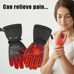 Savior Thick Heated Leather Gloves 5