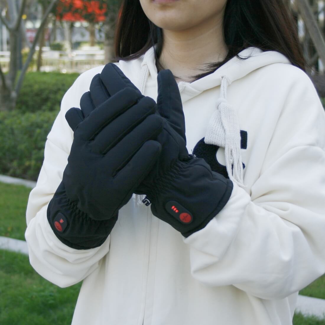 Touch Screen Wear Resistant Splashproof Heated Gloves