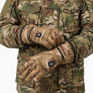 savior heat camo hunting gloves outdoor use