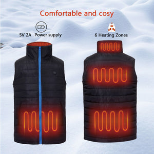 Battery Heated Vest For Men 30
