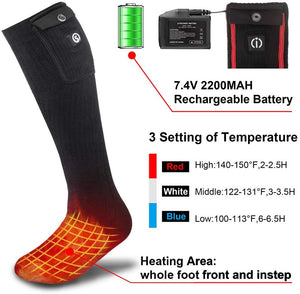 savior heated ski socks 2