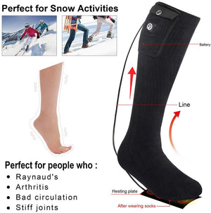 savior heated ski socks 3