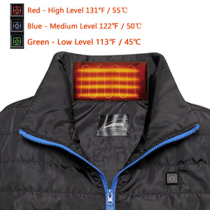 Lightweight Heated Vest For Women | Waterproof Battery Heated Coats | Keepwarming