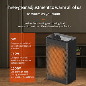 Electric Small Space Heaters | Warm Wind Small Ceramic Heater