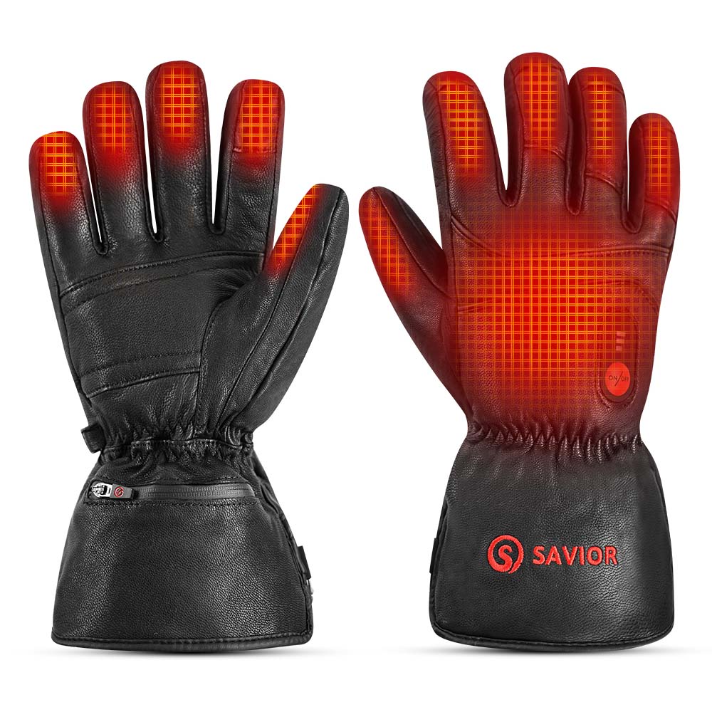 Savior Light Weight Warmers Heated Gloves, Thin Electric Finger Hand Warmer  Gloves