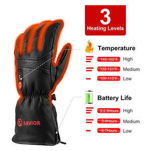 Leather Savior Heated Gloves 3
