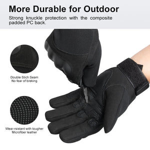 OZERO Military Tactical Gloves | Touch Screen Hunting Shooting Gloves