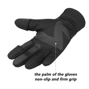 OZERO Winter Windproof Fishing Gloves 4