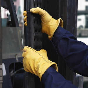 Ozero Cowhide Leather Winter Work Gloves | Winter Construction Gloves
