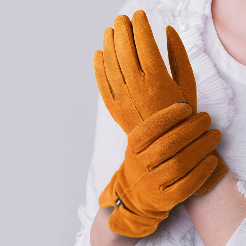 ozero handschuhe Ozero Women's Genuine Deerskin Leather Winter Gloves