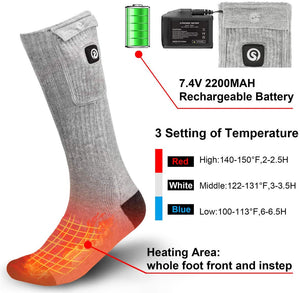 Rechargeable Battery Powered Socks 4