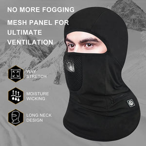 Savior Rechargeable Heated Mask | 7.4V Battery Ski Face Mask Heated Hat