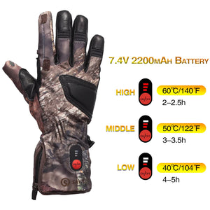 Savior Thick Camo Heated Gloves For Hunting 5