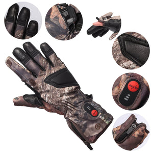 Savior Thick Camo Heated Gloves For Hunting 6