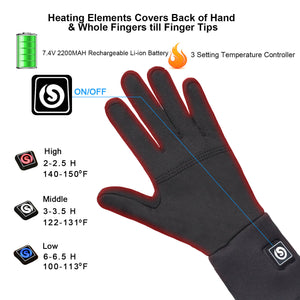Thin Heated Gloves Liners For Men & Women 3