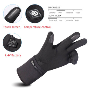 Thin Heated Gloves Liners For Men & Women 5